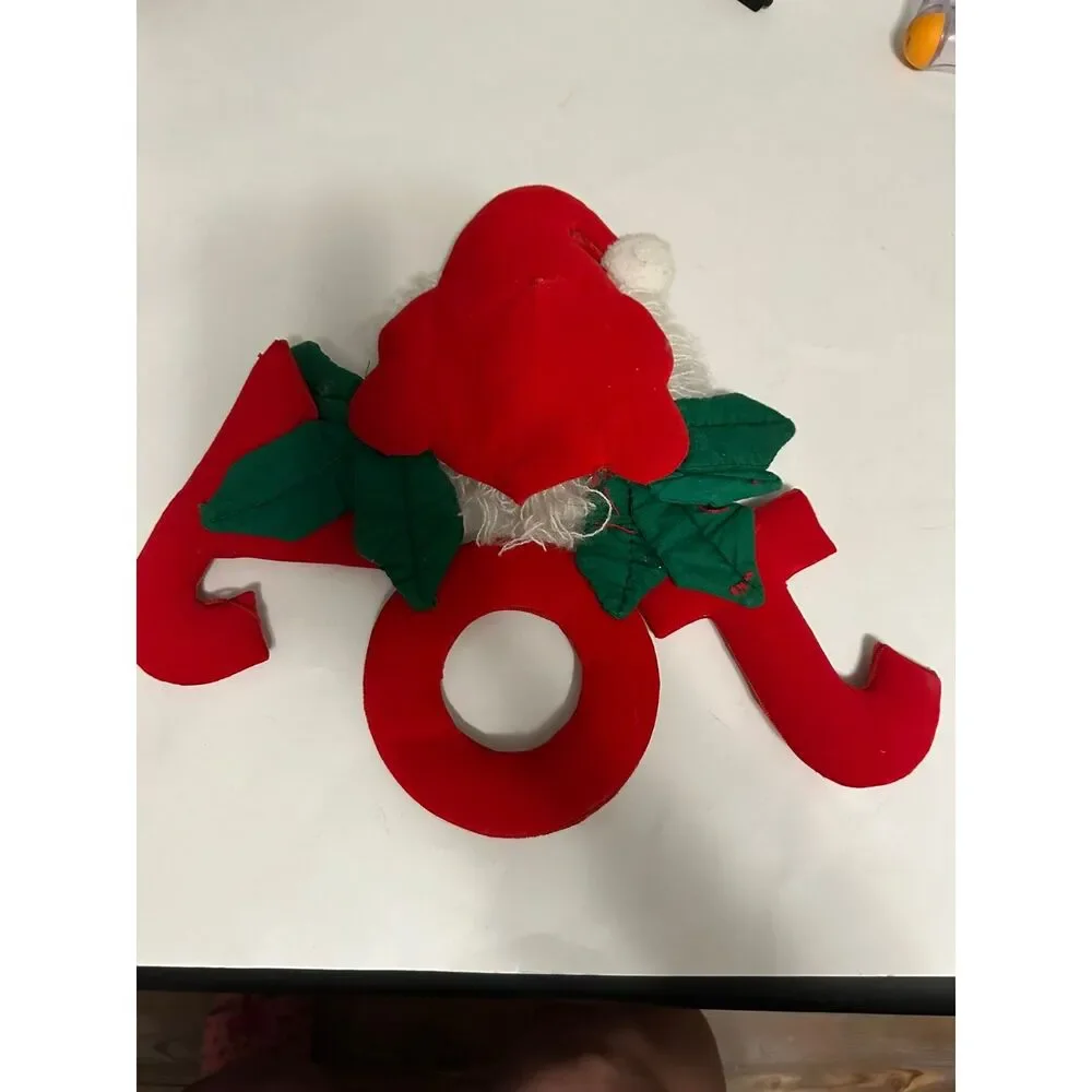 Vintage Christmas Santa Joy Wall Hanging Decoration